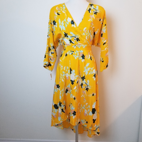 DVF eloise marigold wrap dress XS - Picture 3 of 5